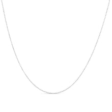 Load image into Gallery viewer, .925 Sterling Silver 0.7mm Slim and Dainty Unisex 18" Inch Ball Bead Chain Necklace