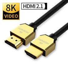 Load image into Gallery viewer, 8K 60Hz 4K 120Hz HDMI 2.1 Cables 48Gbps HDR Video Cord Ultra HD 48Gbps High Speed HDMI High Definition Multimedia Interface Compatible With TV Monitor Gaming