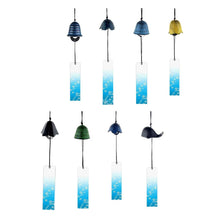 Load image into Gallery viewer, 8Pieces Traditional Japanese Furin Temple Wind Chime Nambu Cast Iron Iwachu Bells Iron Bell Wind Chimes Patio Garden Yard Home Room Decoration Celebrations
