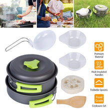 Load image into Gallery viewer, 9-Piece: Camping Cookware Set