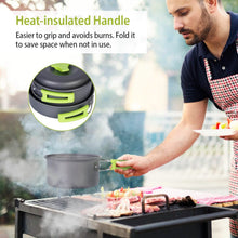 Load image into Gallery viewer, 9-Piece: Camping Cookware Set