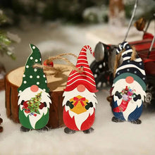 Load image into Gallery viewer, 9-Pieces: Festive Christmas Wooden Hanging Box