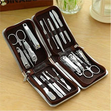 Load image into Gallery viewer, 9-Pieces Set: Carbon Steel Nail Clippers Set