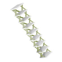 Load image into Gallery viewer, 9-Tier Narrow Entryway Shoe Rack Plastic Vertical Shoe Organizer