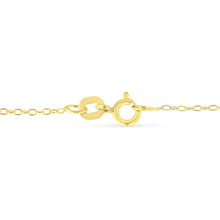 Load image into Gallery viewer, Yellow Color Plated Sterling Silver Diamond Station Necklace (1/2 cttw, K-L Color, I2-I3 Clarity)