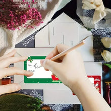 Load image into Gallery viewer, 90-Pieces: Christmas Sticker Tags - Self-Adhesive with Christmas Name Tag