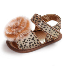 Load image into Gallery viewer, Baby 0-18M Newborn Children Shoes Leopard Cute Ball Wear Non-slip Shoes High Quality Soft And Comfortable Shoe