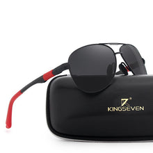 Load image into Gallery viewer, Men 100% Polarized Aluminum Alloy Frame Sunglasses In Elegant Retro Classic Men's Driving Pilot Style