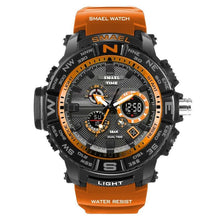 Load image into Gallery viewer, New Luxury Sport Watch With Dual Display LED Digital Analog Electronic Quartz Display and Waterproof 30M protection