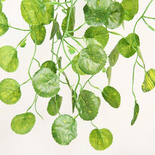 Load image into Gallery viewer, 90cm Artificial Green Hanging Ivy Leaves Radish Seaweed Grape Fake Flowers Vine Home Garden Wall Party Decoration Fake Hanging Fake Ivy Vine for Wall House Room Indoor Outdoor Decoration