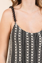 Load image into Gallery viewer, Plus Size Striped Scoop Neck Beaded Strap Maxi Cami Dress โ Elegant and Stylish Cami Dress , Beaded Straps, and Flattering Scoop Neckline