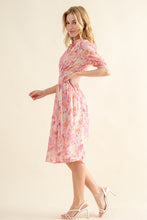 Load image into Gallery viewer, Full Size Smocked Waist Printed Midi Dress For Women – Elegant Smocked Midi Dress, Flattering Printed Midi Dress, Comfortable Fluttering Smocked Waist Dress, Vibrant Print Midi Dress, Chic Floral Midi Dress, Versatile Midi Dress