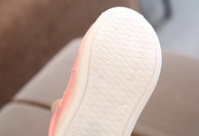 Load image into Gallery viewer, Girl LED Lights Shoes Flexible Casual Design Comfortable Soft Toddler Shoe For Running Walking Excellent Gift