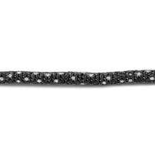 Load image into Gallery viewer, 18K White Gold 20.0 Cttw Black and White Pave Set Diamond Eternity Snake Skin Style Tennis Bracelet (Black and G-H Color, SI1-SI2 Clarity) - Size 7"