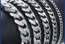Load image into Gallery viewer, Luxury Popular Trend New Bracelet for Men and Women Curb Cuban Link Chain Stainless Steel Mens Womens Bracelets Chains Jewelry for Men Perfect Gift