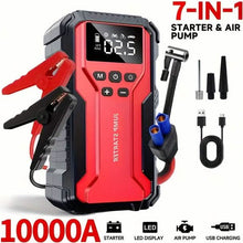 Load image into Gallery viewer, 7-in-1 Emergency Car Power Supply Starter & Air Pump