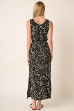 Load image into Gallery viewer, New Side Slit Flower Print V-Neck Sleeveless Dress For Women – Elegant and Feminine Sleeveless Dress with Flattering V-Neck and Side Slits