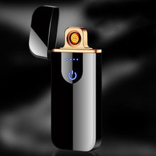 Load image into Gallery viewer, Modern Touch Electric lighter Plasma Lighters Dual arc Lighter USB lighters Flameless Rechargeable Lighter Windproof Lighter Electric lighters for Men Gift Gadgets Accessories