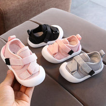 Load image into Gallery viewer, Flexible Boys Girls Breathable Mesh Shoes Slip-proof Soft Sole Shoes Baby Casual Toddler Shoes