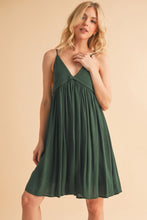 Load image into Gallery viewer, New Summer Ruched Plunge Mini Cami Dress For Women – Chic, Romantic, Flattering & Alluring for Night Outs