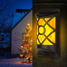 Load image into Gallery viewer, 96 LEDs Waterproof Flame Solar Lights Outdoor