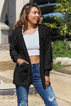 Load image into Gallery viewer, Women Full Size Teddy Hooded Jacket with Pockets Cozy Casual Jacket Comfortable Women Jacket