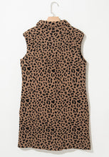 Load image into Gallery viewer, Luxury Summer Leopard Sleeveless Mini Dress Chic & Stylish Print Elegant Dress For Women