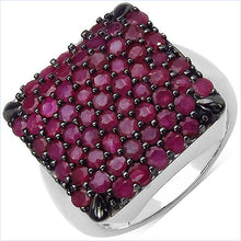 Load image into Gallery viewer, 3.15 Carat Genuine Ruby .925 Sterling Silver Ring