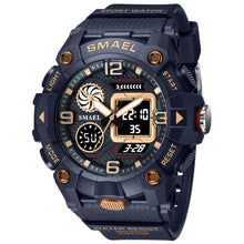 Load image into Gallery viewer, Sport Watch For Men WIth Dual Time Waterproof 50M Miliatry Watches Chronograph Alarm Army Wristwatch
