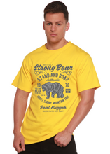 Load image into Gallery viewer, Strong Bear Spun Bamboo® Men's Bamboo Viscose/Organic Cotton Short Sleeve Graphic T-Shirt