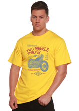 Load image into Gallery viewer, Two Wheels Forever Men's Bamboo Viscose/Organic Cotton Short Sleeve Graphic T-Shirt