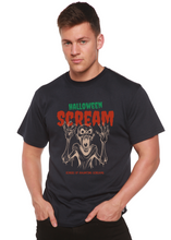 Load image into Gallery viewer, Halloween Scream Men's Bamboo Viscose/Organic Cotton Short Sleeve Graphic T-Shirt