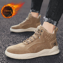 Load image into Gallery viewer, Business Men's High Quality Casual Shoes Fashion Trend Men's Sports Leather Shoes Comfortable Lace-Up Non-Slip Walking Shoes Leather Luxury Non-Slip Hiking Boots Outdoor Lightweight Shoes