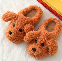 Load image into Gallery viewer, Couples Winter Pack Heel Cotton Shoes Women's Mens Slipper Winter Shoes New Fashion Casual Fur Plush Slides Winter Slippers For Women House Slippers Fluffy Soft Comfy Fuzzy Slippers Faux Fur Plush Anti-Skid Slippers