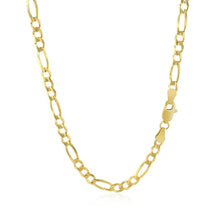 Load image into Gallery viewer, 10K Yellow Gold Solid Figaro Chain (3.70 mm)