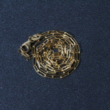 Load image into Gallery viewer, 18K Yellow Gold Fine Paperclip Chain (1.50 mm)
