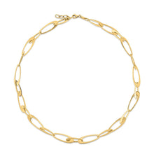 Load image into Gallery viewer, 14K Yellow Gold Italian Oval Links Necklace