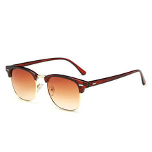 Load image into Gallery viewer, New Fashion Semi Rimless Retro Classic Luxury Polarized Sunglasses Men And Women Brand Designer Half Frame Sun Glasses Classic Oculos De Sol With UV400 Protection