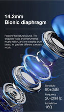 Load image into Gallery viewer, 9D Stereo Earphones Mic Headphone Headset In-ear Wired Headphones Bass Wire Earphone Earbud Phone Headset With Microphone Wired Earbuds Noise Isolating in-Ear Headphones Earphones with Mic Volume Control Plug for Sports Workout Compatible