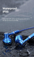 Load image into Gallery viewer, 9D Stereo Earphones Mic Headphone Headset In-ear Wired Headphones Bass Wire Earphone Earbud Phone Headset With Microphone Wired Earbuds Noise Isolating in-Ear Headphones Earphones with Mic Volume Control Plug for Sports Workout Compatible