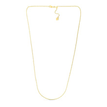 Load image into Gallery viewer, 14k Yellow Gold Adjustable Rope Chain 1.0mm