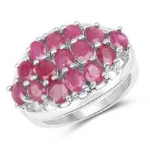 Load image into Gallery viewer, 3.00 Carat Genuine Ruby .925 Sterling Silver Ring