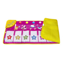 Load image into Gallery viewer, Music Carpets Piano Mats Music Touch Play Keyboard with 8 Demo Songs Baby Animals Educational Toy for Kids