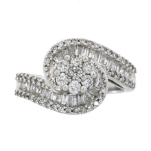 Load image into Gallery viewer, 1.00ct Diamond Ring 14KT White Gold