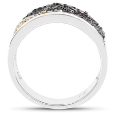 Load image into Gallery viewer, 1.32 Carat Genuine multi Diamond .925 Sterling Silver Ring