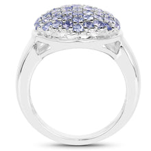 Load image into Gallery viewer, 2.00 Carat Genuine Tanzanite .925 Sterling Silver Ring