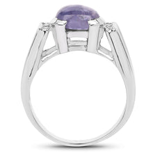 Load image into Gallery viewer, 2.80 Carat Genuine Tanzanite .925 Sterling Silver Ring