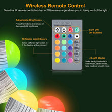 Load image into Gallery viewer, 9W LED Light Bulb E27 RGB Lamp
