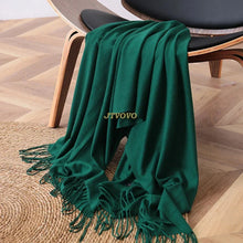 Load image into Gallery viewer, 2022 Tassel Women’s Scarf – Designer Shawl, Wrap & Hijab Pashmina