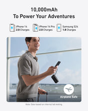 Load image into Gallery viewer, Anker Power Bank (10K, Fusion, Built-In Cable)